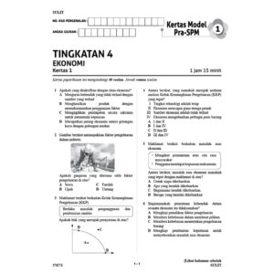 Hebat Kertas Model PRA-SPM Ekonomi T4