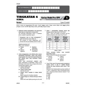 Hebat Kertas Model PRA-SPM Kimia T4