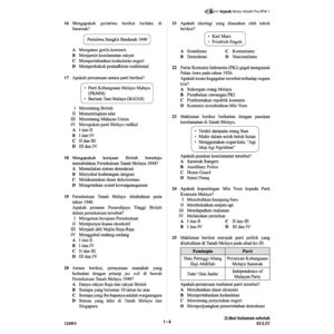 Hebat Kertas Model PRA-SPM Sejarah T4
