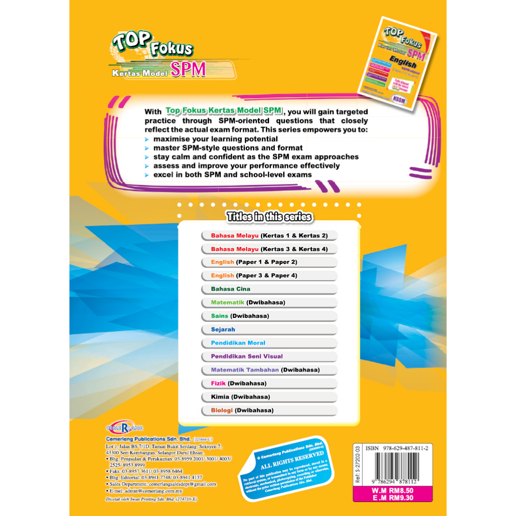 Top Fokus Kertas Model English P1&P2
