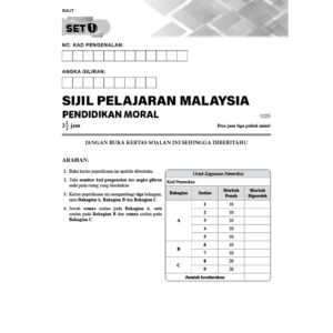 Top Fokus Kertas Model SPM