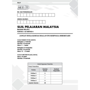 Top Fokus Kertas Model SPM K3&K4