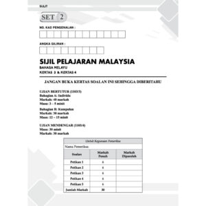 Top Fokus Kertas Model SPM K3&K4