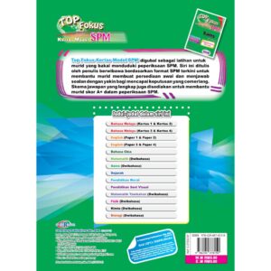 Top Fokus Kertas Model SPM Sains
