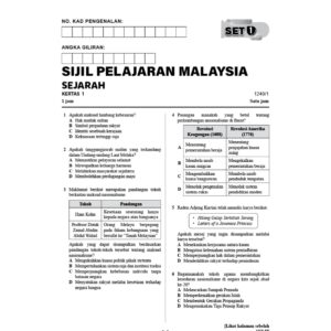 Top Fokus Kertas Model SPM Sejarah