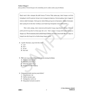 【最新MPT4】5 in 1 学习矩阵评估 SJKC 【华文、国文、英文、数学和科学】